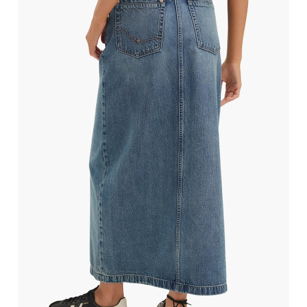 We The Free Blue Denim Maxi Skirt - Picture 2 of 5
